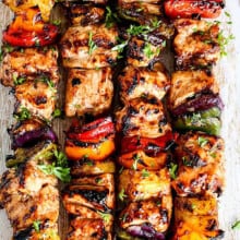 grilled Hawaiian Chicken Kabobs