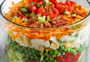 finished 7 Layer Salad