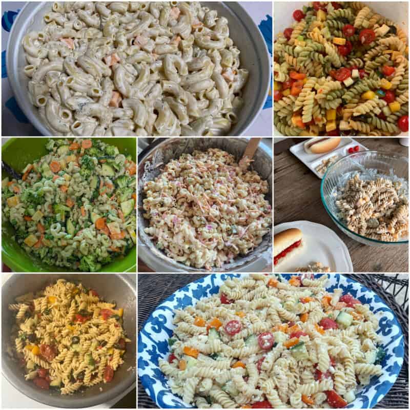 collage of july cooking challenge submission photos