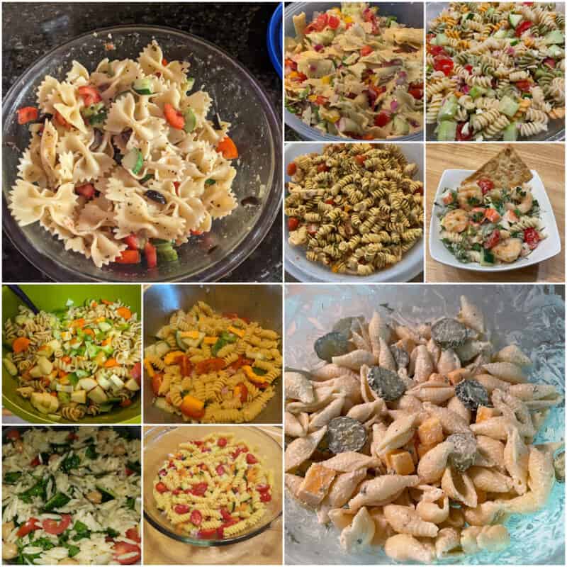collage of july cooking challenge submission photos