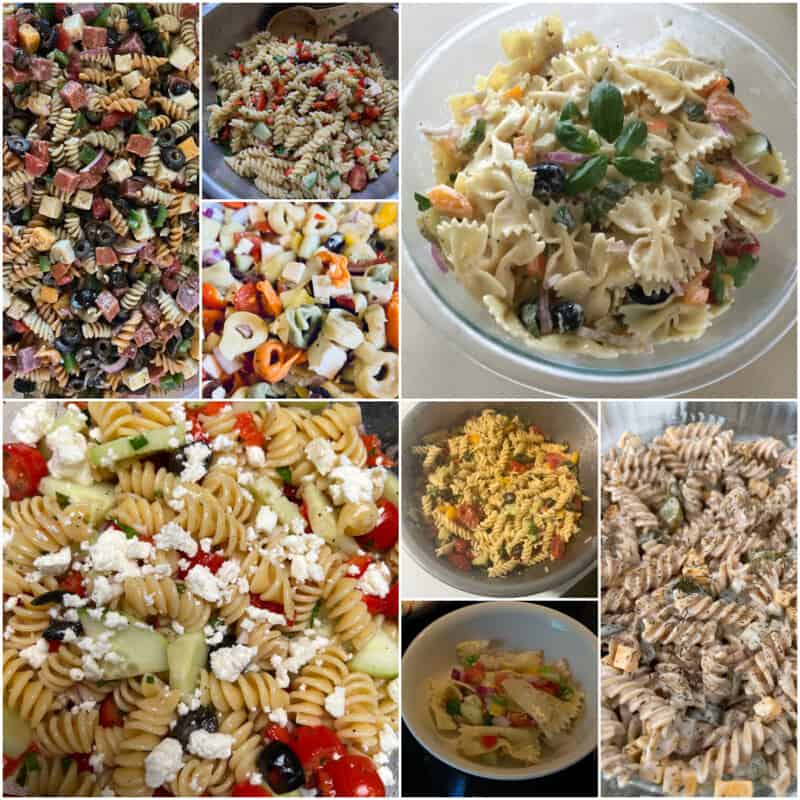 collage of july cooking challenge submission photos