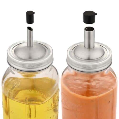 Mason Jar Lids for Salad Dressing