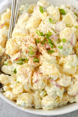 bowl of The Best Potato Salad