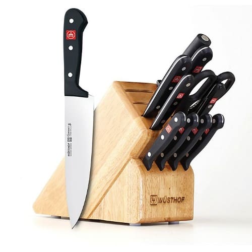 Wusthof Gourmet 12-Piece Knife Set with Block